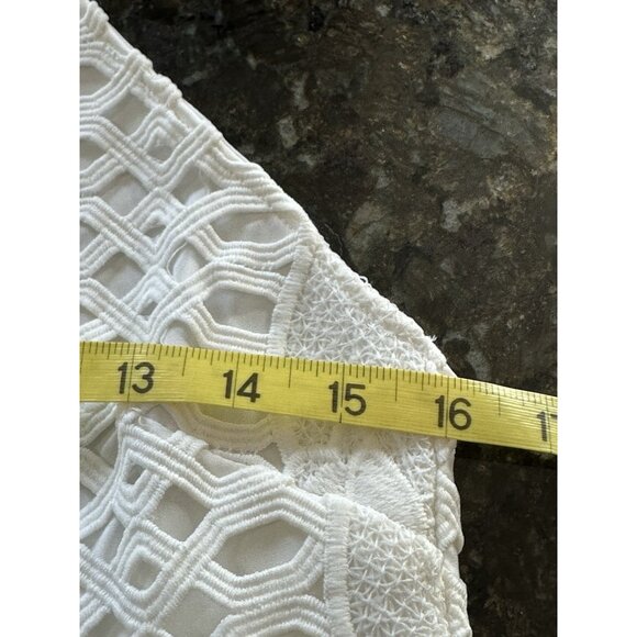 Endless Rose All Over Eyelet Mermaid Dress Floral Open Back V Neck Wedding NWT - Picture 10 of 13